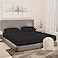 Good Sleep Bedding Split King Sheets Sets for Adjustable Bed 5 Piece 100 Egyptian Cotton Bed Sheets for Adjustable Bed Sateen Weave 16 Inch Deep Pocket Bed Sheet Dark Gray