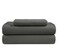 LANE LINEN 100 Cotton Flannel Sheets Set Twin Size Brushed for Extra Softness Lightweight Durable Cotton Twin Flannel Sheet Set Warm Cozy Cotton Sheets with 15 Deep Pocket Charcoal