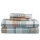 LANE LINEN 100 Cotton Full Flannel Sheets Set Brushed for Extra Softness Lightweight Durable Cotton Flannel Full Sheet Sets Warm Cozy 15 Deep Pocket Plaid Flannel Sheets White Plaid