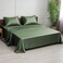 Linenwalas Premium 100 Viscose Derived from Bamboo King Size Sheet Set Ultra Soft Breathable Cooling Ideal for Hot Sleepers 16 Deep Pocket Hotel Luxury Bedding Avocado Green