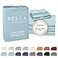 BC BELLA Bella Coterie Luxury Bamboo Viscose Split King Size Sheet Set 2 Fitted Sheets for Sleep Number Adjustable Beds 100 Organically Grown Cooling Ultra Soft 18 Deep Pocket Coastal Blue