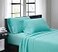 TRULY SOFT Everyday Sheet Set Turquoise Polyester 3Piece Twin Sheet Set Solid Color Themed Adult Bedding OekoTEX Certified