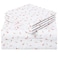 HOMEIDEAS 6 Piece Printed Full Size Bed Sheets Extra Soft Brushed Microfiber 1800 Bedding Pattern Sheets Deep Pocket Wrinkle Fade Free Pink Floral