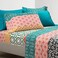 Lush Decor Bohemian Stripe Sheet Set 6 Piece Set King Turquoise Orange Queen Size Sheet Set Queen Bed Sheets Striped Sheets Boho Decor