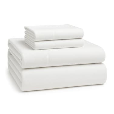 LANE LINEN Cotton Flannel King Bed Sheets Set Brushed for Extra Softness Lightweight Durable King Size 100 Cotton Sheets Set Warm Cozy Flannel Fall Bed Sheets 15 Deep Pocket White
