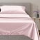 Mayfair Linen 100 Egyptian Cotton Twin Size Sheet Set Luxury 600 Series Voyage Collection Cotton Sheets Set for Twin Bed 3 PC Blush Soft Cooling Sateen Weave 16 Deep Pocket Hotel Sheet Set