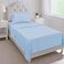 Mejoroom Twin Sheet Set Hotel Collection Twin Sheets Bedding Sheets Pillowcases with Deep Pocket Fitted Sheet Breathable Wrinkle Fade Resistant 3 PieceLight Blue
