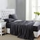 Lanest Housing Silk Satin Sheets Twin XL Size Satin Bed Sheet Set with Deep Pockets Cooling Soft and Hypoallergenic Satin Sheets Twin XL Black