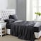 Lanest Housing Silk Satin Sheets Twin XL Size Satin Bed Sheet Set with Deep Pockets Cooling Soft and Hypoallergenic Satin Sheets Twin XL Black