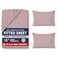 LANE LINEN King Fitted Sheet 100 Organic Cotton 3Piece Set 1 Fitted Sheet2 Pillowcases Percale Weave Ultra Soft BreathableFits Mattress Upto 15 Deep Lilac No Flat Sheet