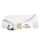 SUPREME ELEGANCE 100 Cotton King Flat Sheet Only Arctic White Percale Weave Cooling Crisp King Size Bed Sheets Breathable Sbana Plana King Top Sheet Only 108 W x 102 L