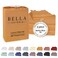 BC BELLA Bella Coterie Luxury Bamboo Viscose Split King Size Sheet Set 2 Fitted Sheets for Sleep Number Adjustable Beds 100 Organically Grown Cooling Ultra Soft 18 Deep Pocket Marigold