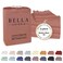 BC BELLA Bella Coterie Luxury Bamboo Viscose Split King Size Sheet Set 2 Fitted Sheets for Sleep Number Adjustable Beds 100 Organically Grown Cooling Ultra Soft 18 Deep Pocket Raisin
