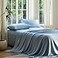 DOZ by DOZ Sheet Set 100 Viscose derived from Bamboo Organically Grown Buttery Soft Cooling Sheets High GSM Deep Pockets 4 Piece 2 Pillowcases 1 Fitted 1 Top Sheet Sky King