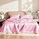 Love's cabin Loves cabin Full Size Satin Sheet Sets 4 Piece Pink Silky Sheet Set Full with Deep Pocket Luxury Silk Feel Bed Sheets Full Bedding Set 1 Flat Sheet1 Fitted Sheet2 Pillow Cases