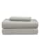 LANE LINEN 100 Cotton Flannel Sheets Twin Size Brushed for Extra Softness Lightweight Twin Size Cotton Sheets Set Warm Cozy Flannel Cotton Bed Sheets 15 Deep Pocket Silver
