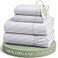 LANE LINEN King Sheets 100 Organic Cotton 4pc Percale Ticking Stripe
