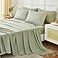 ILAVANDE Queen Sheets Set 6 PieceHotel Luxury Super Soft 1800 Series Microfiber Queen Bed Sheets SetWrinkle Free Breathable14 Deep Pocket Sheets for Queen Size BedQueenSage Green