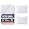 LANE LINEN 100 Organic Cotton Only Fitted Sheet Queen Includes Pillowcases 3 PC Set Percale Weave Queen Size Soft Breathable Printed Fitted Fits Mattress Upto 15 Deep Ticking Stripe