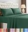 Utopia Bedding Queen Size Sheet Set 4 Piece Bed Sheets Soft and Breathable Microfiber Includes 1 Fitted Sheet 1 Flat Sheet and 2 Pillowcases Oeko Tex Emerald Green