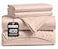 LANE LINEN Queen Sheet Sets Natural 100 Cotton 450 Thread Count Cooling Sheets Queen Soft Comfort for Restful Sleep Easy Care Machine Washable for Everyday Use 15 Deep Pocket Sepia Rose