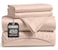 LANE LINEN Queen Sheet Sets Natural 100 Cotton 450 Thread Count Cooling Sheets Queen Soft Comfort for Restful Sleep Easy Care Machine Washable for Everyday Use 15 Deep Pocket Sepia Rose