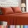 Utopia Bedding Queen Size Sheet Set 4 Piece Bed Sheets Soft and Breathable Microfiber Includes 1 Fitted Sheet 1 Flat Sheet and 2 Pillowcases Oeko Tex Orange