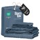 Bamtek Viscose Bamboo Bed Sheets Full Sizes 4PC Set Cooling Bedding for Hot Sleepers with Moisture Wicking Technology Silky Soft 16 Inch Deep Pocket Storm 54x75