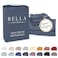 BC BELLA Bella Coterie Luxury Bamboo Viscose Cal King Size Sheet Set 100 Organically Grown Ultra Soft Cooling for Hot Sleepers 18 Deep Pocket Slate Blue