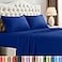 Utopia Bedding Full Size Sheet Set 4 Piece Bed Sheets Soft and Breathable Microfiber Includes 1 Fitted Sheet 1 Flat Sheet and 2 Pillowcases Oeko Tex Royal Blue
