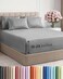 CGK Unlimited Extra Deep Queen Sheet Set 6 Piece Breathable and Cooling Sheets Hotel Luxury Bedding for Women Men Kids Teens Easy Secure Fit Soft and Wrinkle Free Extra Deep Pockets Heathered Grey