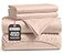 LANE LINEN King Size Bed Sheets 450 Thread Count LongStaple 100 Cotton Ultra Soft Breathable Sheets for Hotel Quality Luxury Durable Sheets for Everyday Use 15 Deep Pocket Sepia Rose