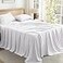 Andency White Sheets Queen Set 100 Viscose Derived from Bamboo Cooling Summer Queen Sheet Set Deep Pocket Up to 16 Silky Soft Bed Sheets Hotel Luxury Breathable Bedding Sheets Pillowcases