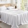 Andency White Sheets Queen Set 100 Viscose Derived from Bamboo Cooling Summer Queen Sheet Set Deep Pocket Up to 16 Silky Soft Bed Sheets Hotel Luxury Breathable Bedding Sheets Pillowcases