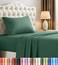 Utopia Bedding Twin Size Sheet Set 3 Piece Bed Sheets for Twin Size Bed Soft and Breathable Microfiber Includes 1 Fitted Sheet 1 Flat Sheet and 1 Pillowcase Oeko Tex Emerald Green