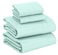 RUVANTI 100 Cotton Flannel Sheets Queen Size 4 Piece Warm Soft Breathable Deep Pocket Double Brushed Cozy All Season Bedding Set Aqua