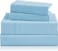 CozySmile Breathable Cooling Full Sheet Set Hotel Luxury 4 Piece Deep Pocket Sheets for Full Size Bed Fits 16 Mattress Easy Care Wrinkle Free Bedding Sheet and Pillowcase Set Sky Blue