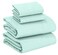 RUVANTI 100 Cotton Flannel Sheets King Size 4 Piece Warm Soft Breathable Deep Pocket Double Brushed Cozy All Season Bedding Set Aqua