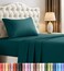 Utopia Bedding Twin Sheet Set 3 Piece Bed Sheets for Twin Size Bed Soft and Breathable Microfiber Includes 1 Fitted Sheet 1 Flat Sheet and 1 Pillowcase Oeko Tex Teal Green
