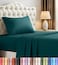 Utopia Bedding Twin Sheet Set 3 Piece Bed Sheets for Twin Size Bed Soft and Breathable Microfiber Includes 1 Fitted Sheet 1 Flat Sheet and 1 Pillowcase Oeko Tex Teal Green