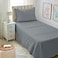 Mejoroom Twin XL Sheet Set Hotel Luxury Microfiber Sheet Pillowcase Sets Fits College Dorm Room Mattress Soft Breathable Wrinkle Fade Resistant 3 Piece Gray