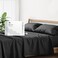 Mayfair Linen 100 Egyptian Cotton California King Sheet Set Luxury 500 Series Soulmate Collection Cotton Sheets Cal King Size 4 PC Set Black Soft Cooling 16 Deep Pocket HotelQuality Sheets