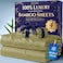 DECOLURE 100 Viscose Derived from Bamboo Sheets Queen Size Luxury 4 Pc Naturally Cooling Sheets Ultra Soft Bed Set Deep 17 Pockets Durable Double Stitching Oeko Tex Standard Light Olive