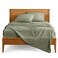 Bare Home Split Head Flex King Sheet Set 1800 UltraSoft Microfiber Bed Sheets Double Brushed Deep Pockets Easy Fit 4 Piece Set Bedding Sheets Pillowcases Sage