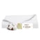 SUPREME ELEGANCE 100 Cotton Queen Flat Sheet Only Arctic White Percale Weave Cooling Crisp Queen Bed Sheets Breathable Sbana Plana Queen Top Sheet Only 92 W x 102 L