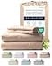 Ella Jayne Viscose Derived from Bamboo Sheets Full Size Set 4 Pieces Full Size Ultra Soft Luxuriously Cooling EcoFriendly Full Size Bed Sheets Deep Pockets 16 Inch Taupe
