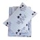 Viviland Microfleece Full Bed Sheet Set Christmas Holiday FlannelLike Fleece Fitted Sheets with 15 Deep Pocket Blue Bear Printed Winter VelvetVelour Double Sheets Pillowcase Set