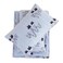Viviland Microfleece Full Bed Sheet Set Christmas Holiday FlannelLike Fleece Fitted Sheets with 15 Deep Pocket Blue Bear Printed Winter VelvetVelour Double Sheets Pillowcase Set
