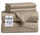 LANE LINEN 100 Cotton Full Size Sheet Sets 450TC Sateen Weave Hotel Luxury Bedding Soft Feel Comfortable for Everyday Sleep Snugly Fits Matresses Upto 15 Deep Oeko TEX Certified Taupe