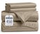 LANE LINEN 100 Cotton Full Size Sheet Sets 450TC Sateen Weave Hotel Luxury Bedding Soft Feel Comfortable for Everyday Sleep Snugly Fits Matresses Upto 15 Deep Oeko TEX Certified Taupe